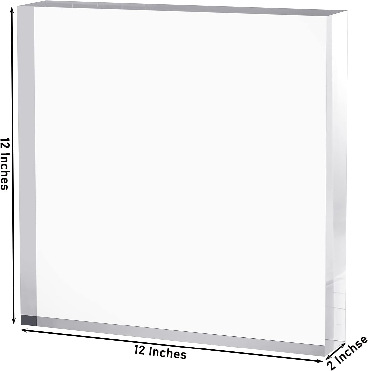 CiaoHER 2in Acrylic Cube Display Stand Riser