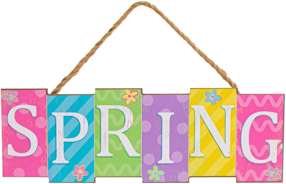 Craig Bachman Spring Wooden Block Style Sign