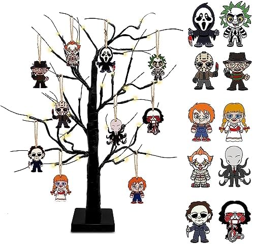 Horror Movies Tree Ornaments Pack of 10