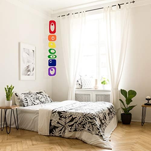 Rainbow Pride Beatnik Mobile - 6x42 Home Decor Sculpture