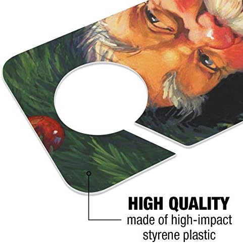 GRAPHICS AND MORE Christmas Santa Wreath Door Knob Hanger Sign 1