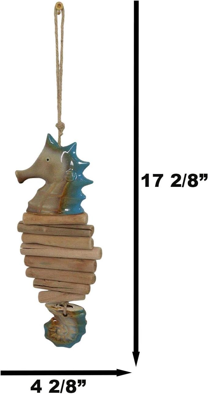 Ebros Gift Nautical Seahorse Wall Mobiles Set of 2