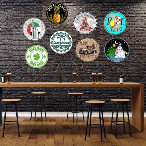 8x8 Rainbow Wooden Hanging Sign Home Decor