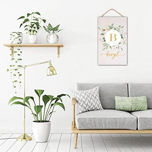 WengBeauty Custom Wood Last Name Sign Wedding Gift
