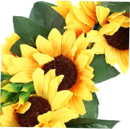 Sunflower Swag Door Knocker Artificial Flower Wall Hanging Decor