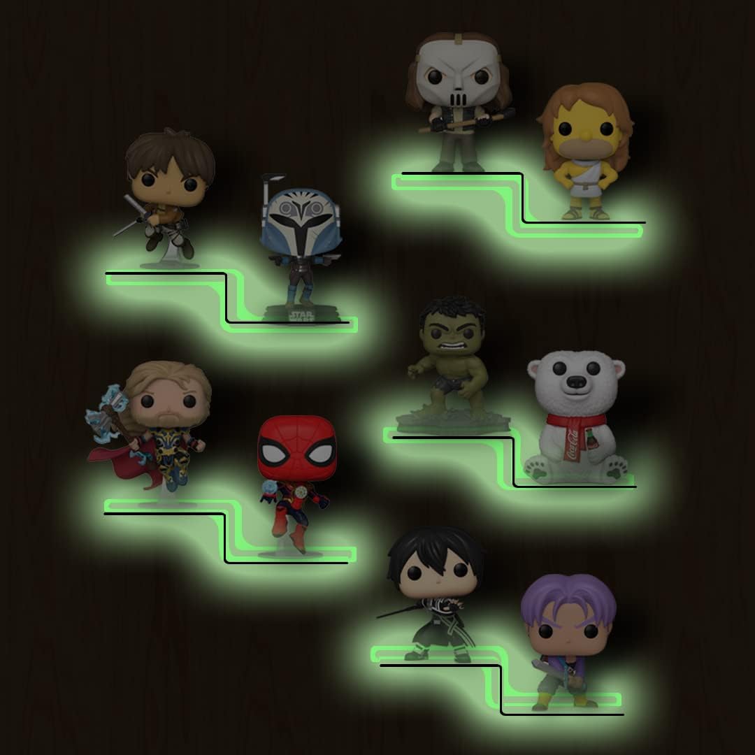 YODAR 5 Pack Clear Acrylic Organizers for Funko Pop Figures