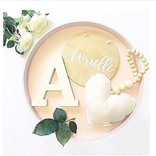 Nordic Style Wooden Bead Moon Star Heart Ornament