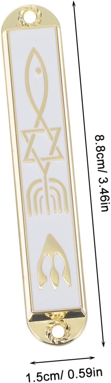 Ciieeo 2pc Door Mezuzah Case Decor