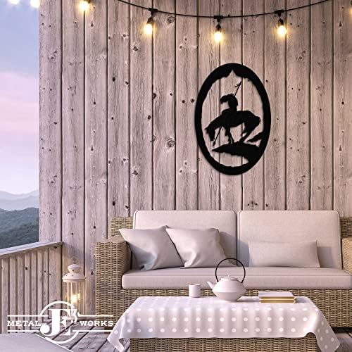 End of the Trail Native American Wall Sculpture 8x12