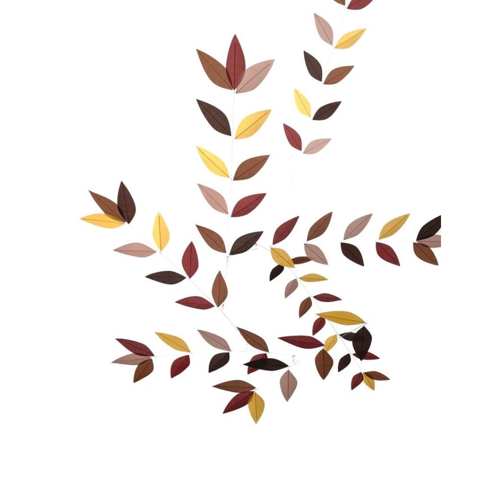 Gold and Russet Hues Autumn Leaves Mobile