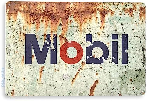 Tinworld Retro Mobil Oil Garage Sign