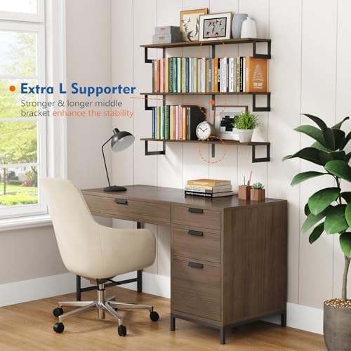 Harwaya Floating Shelves 36 In 8 In Deep Set of 3