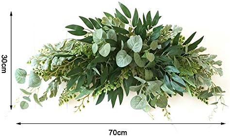 SilkTem 275 Inch Floral Swag Wreath