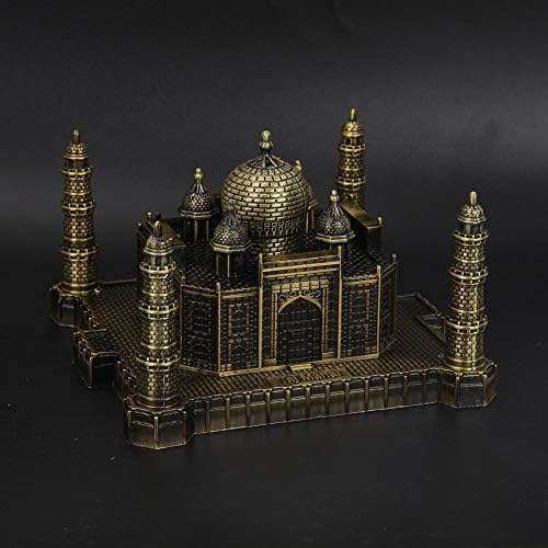 Fydun Metal Taj Mahal Statue Figurine Home Decor Ornament