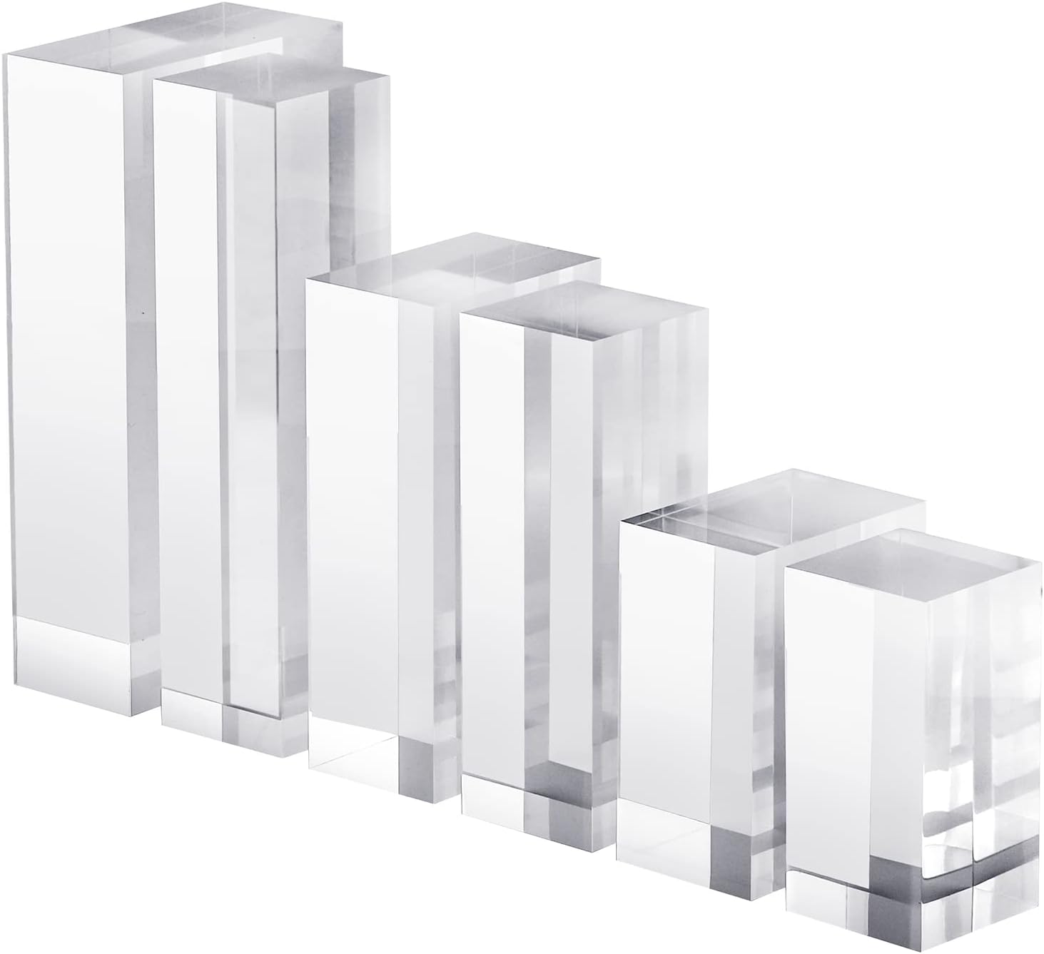 CiaoHER 2in Acrylic Cube Display Stand Riser