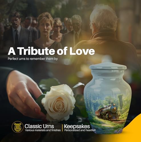 Yatskia Mini Train Memorial Urn for Adult Ashes