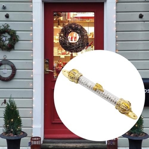 Elegant Mezuzah Scroll Case for Home Door