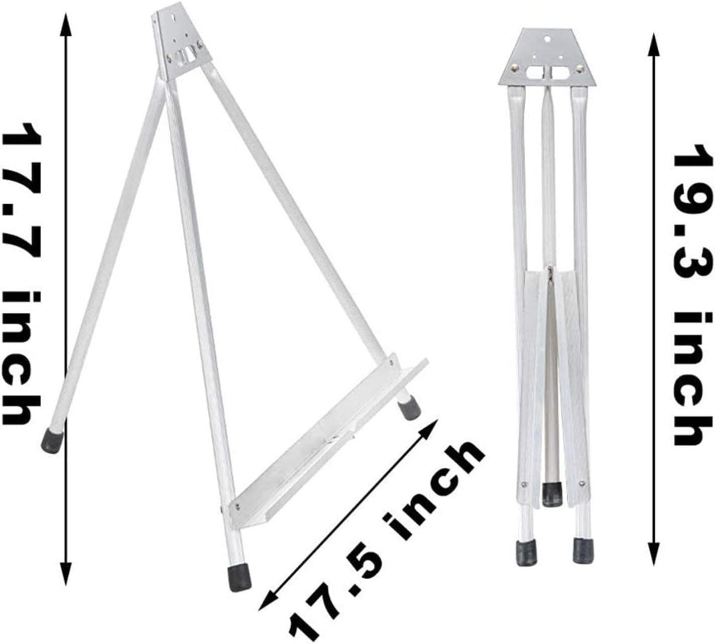 Aluminum Tabletop Display Easel 177 Inch High Art Show Stand