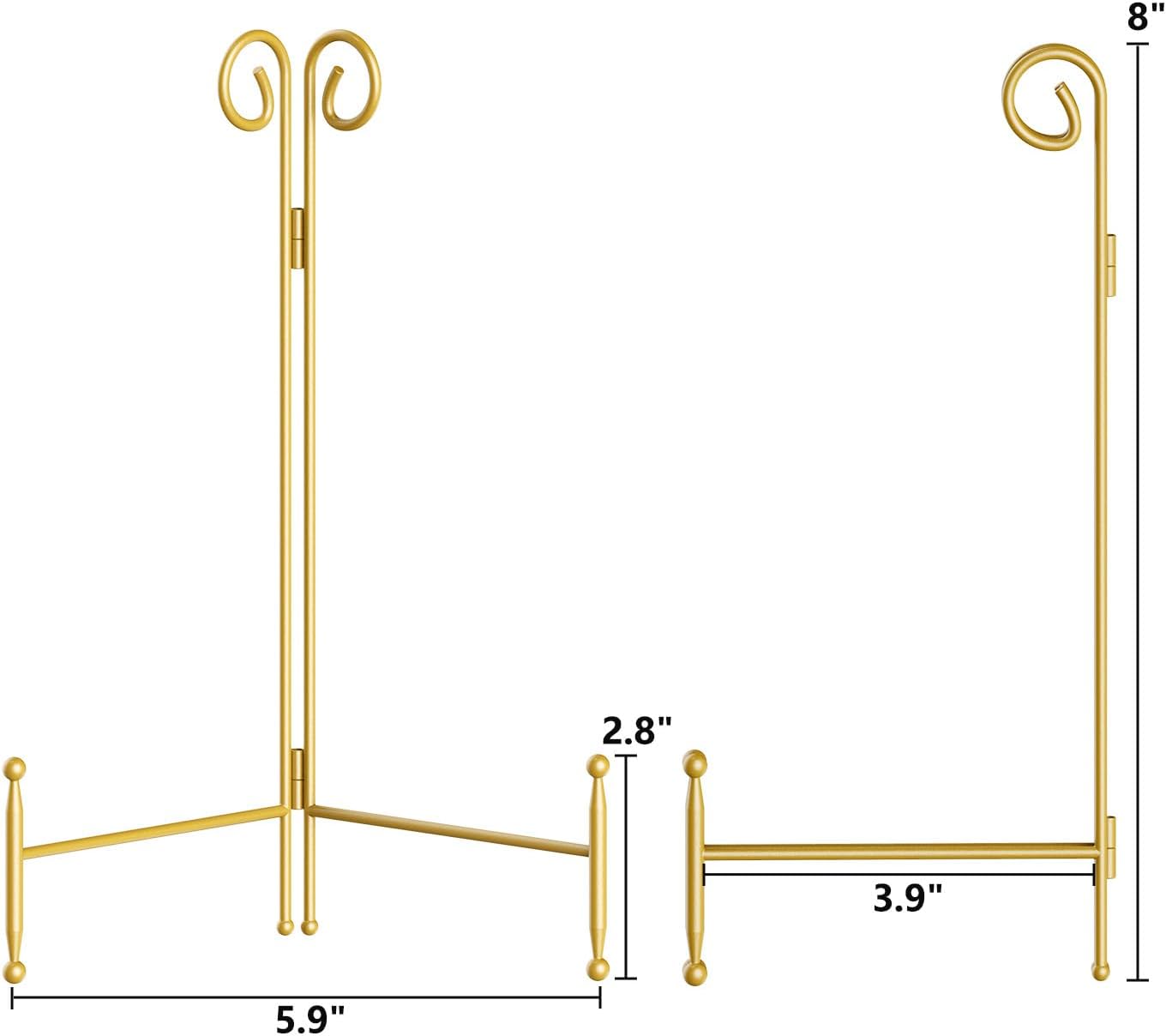 Iron Easel Display Stand 8 Inch 2 Pack