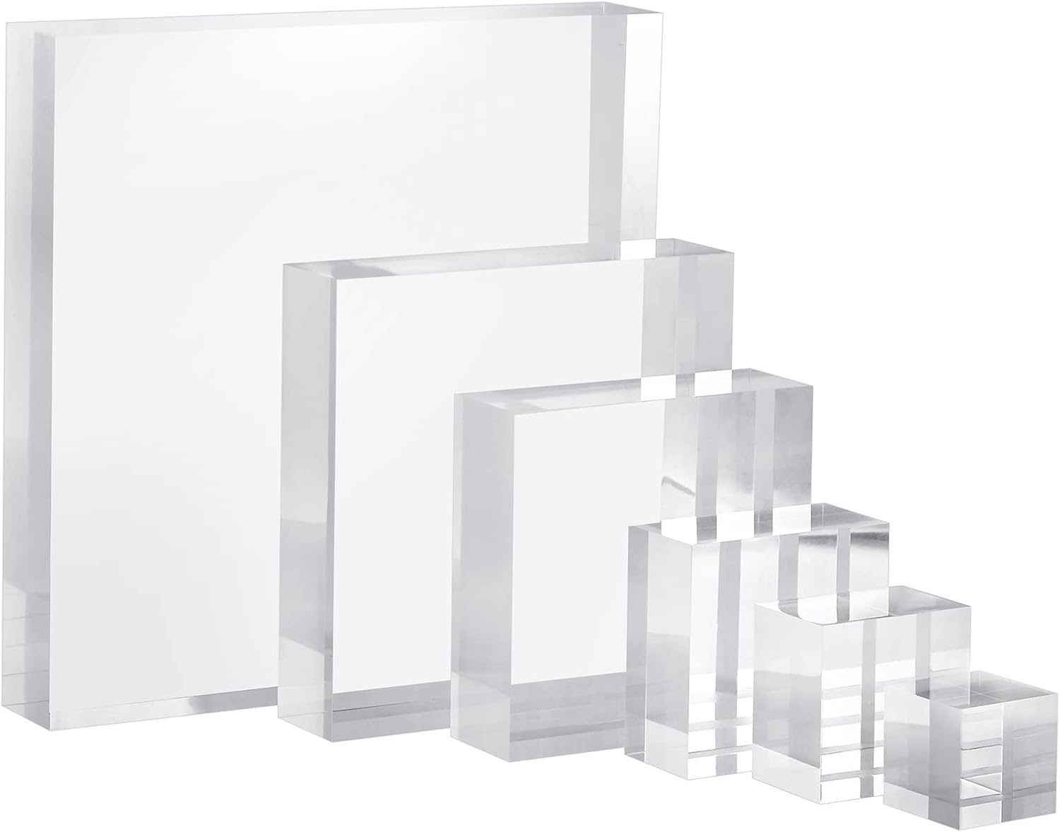 CiaoHER 2in Acrylic Cube Display Stand Riser