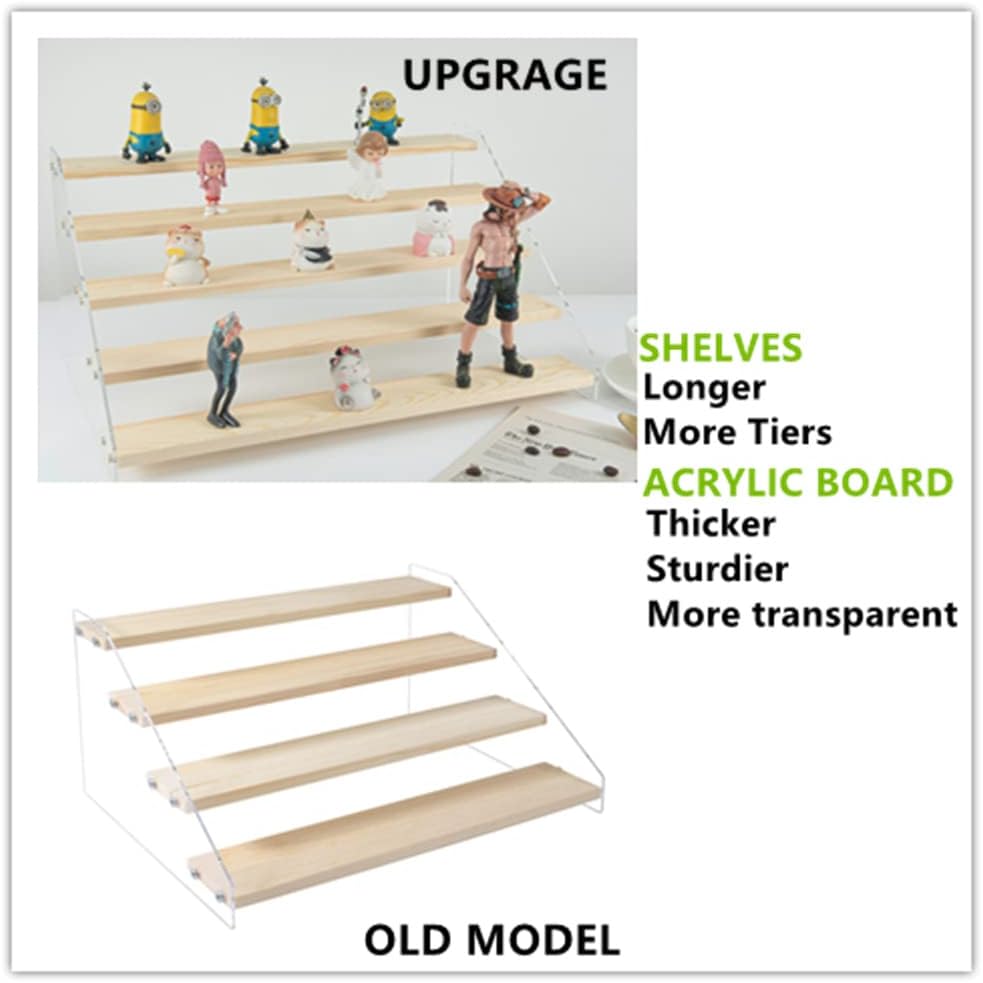5 Tier Acrylic Display Stand for Figures and Crafts