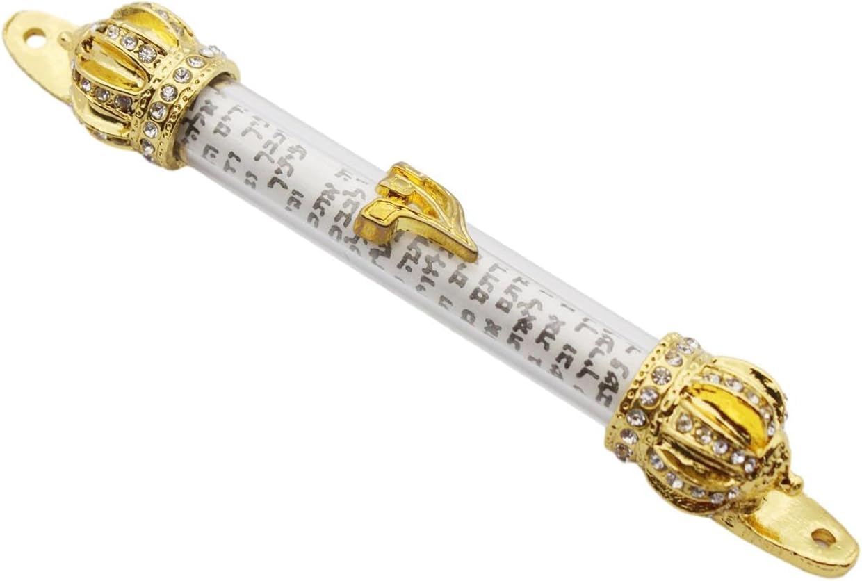 Elegant Mezuzah Scroll Case for Home Door