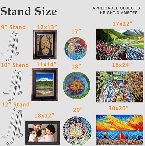 AMT 12 Inch Acrylic Plate Holder Display Stand
