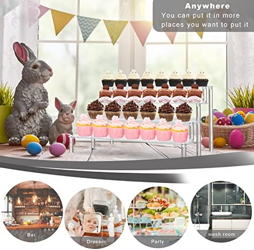 KALYLOC 4 Tier Acrylic Display Stand for Collectibles