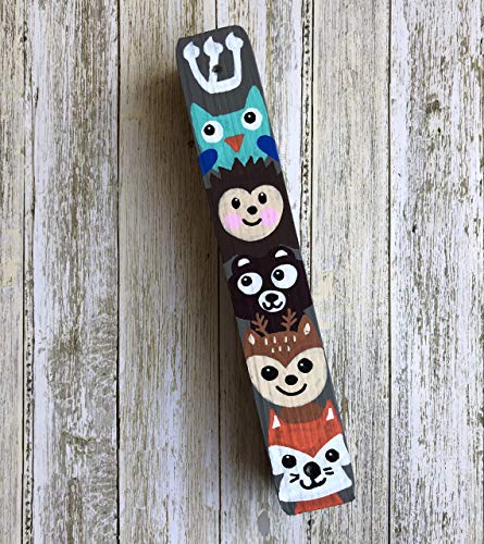 Lea Joelle Handmade Mezuzah Scroll Case Gray