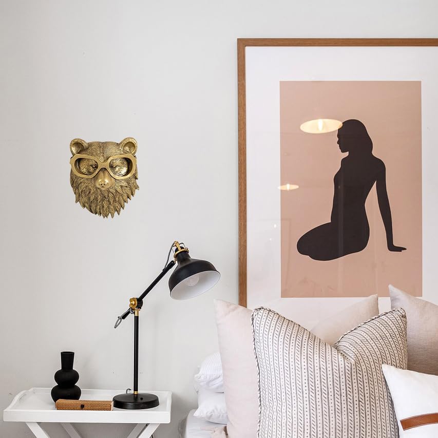 ONERWN Fox Head Wall Decor in Antique Copper