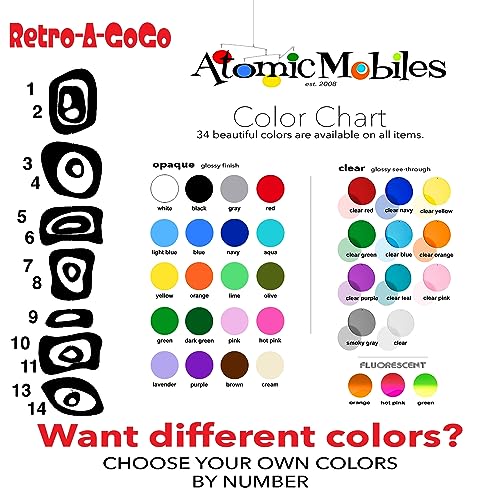 Groovy Retro-A-GoGo Hanging Mobile - 9x48