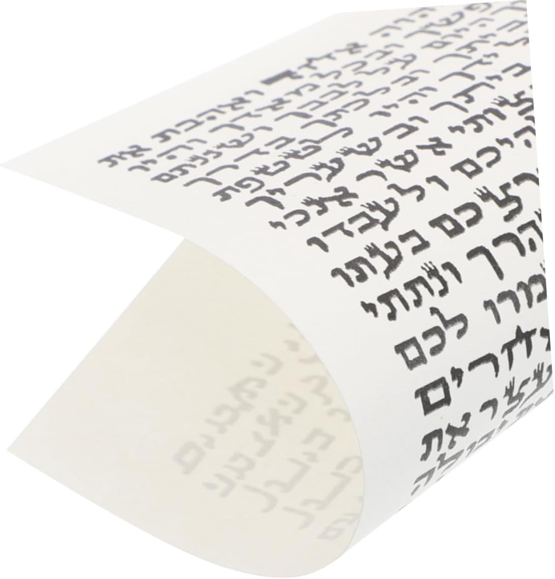 Unomor 100pcs Mezuzah Scroll for Door Blessing