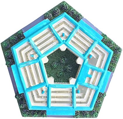 Washington DC Pentagon Mini Statue 4 Inch