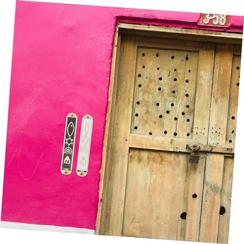 Ciieeo 2pc Door Mezuzah Case Decor