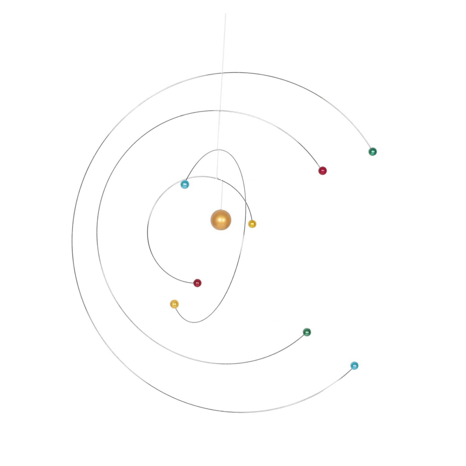 Balanced Dynamic Atom Mobile for Home Decor