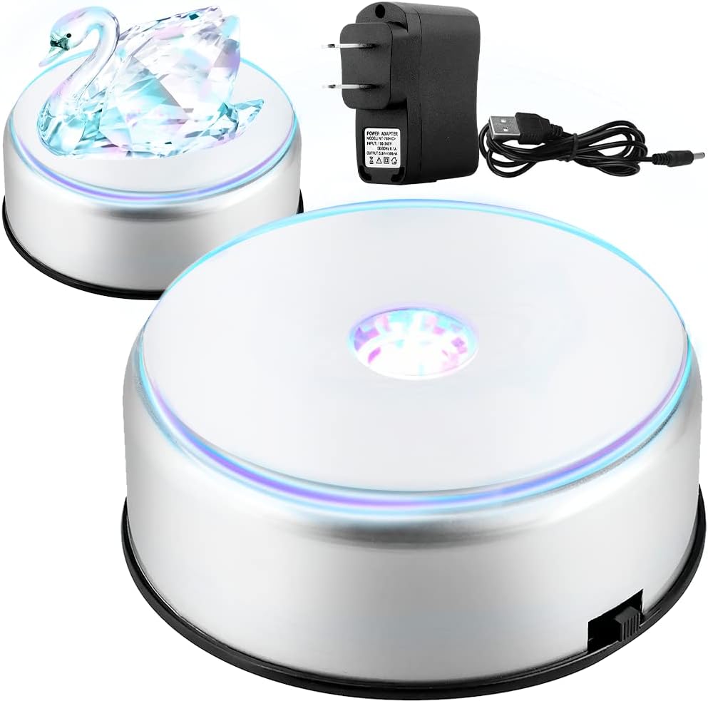 Watris Veiyi 4 Inch LED Rotating Display Stand