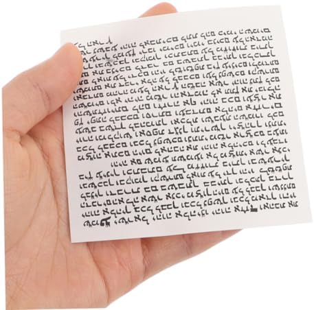 Unomor 100pcs Mezuzah Scroll for Door Blessing