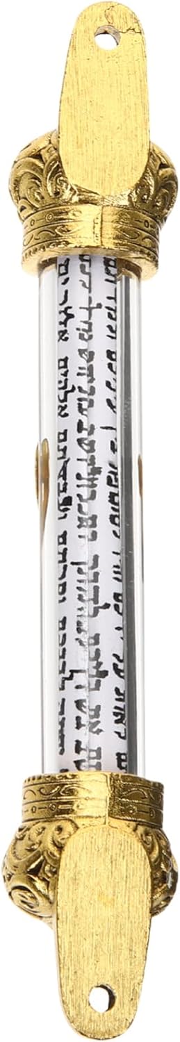 Happyyami Metal Mezuzah Scroll Door Decor