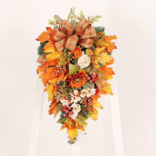 Ochine Fall Harvest Swag for Front Door