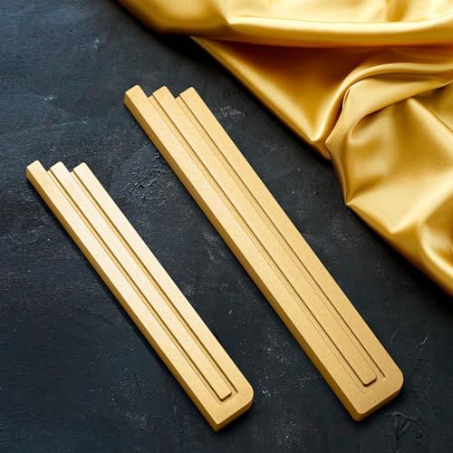 Ga Luxury Judaica Mezuzah Case Gold Aluminum 7 Inch Shin Shape
