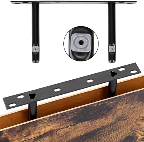 Fixwal 158 In Floating Shelves Set of 6 Rustic Brown