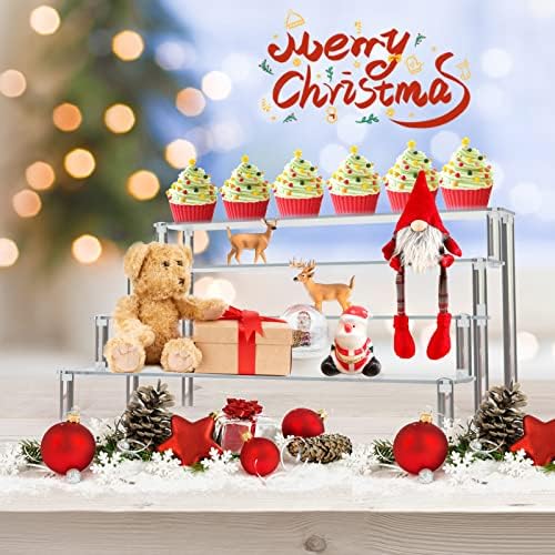 KALYLOC 4 Tier Acrylic Display Stand for Collectibles