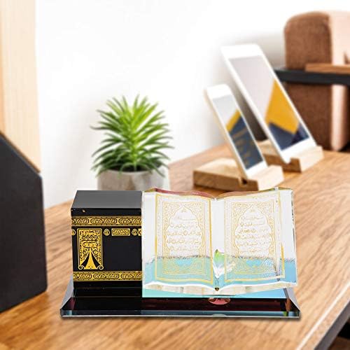 AYNEFY Muslim Crystal Kaaba Model for Desk Decoration