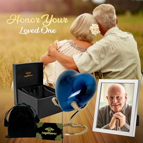 Heart Urn for Human Ashes - Mini Keepsake Cremation Urn