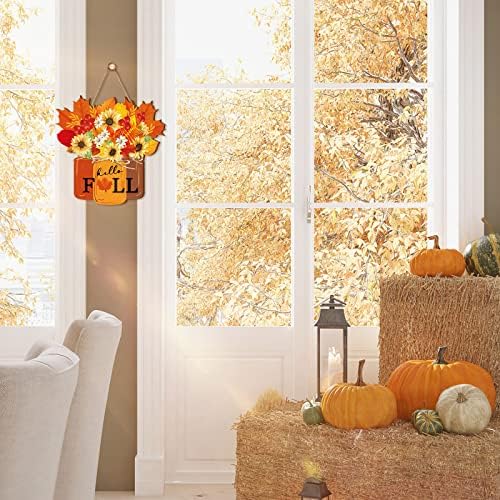 Newcotte Fall Door Decor Welcome Sign