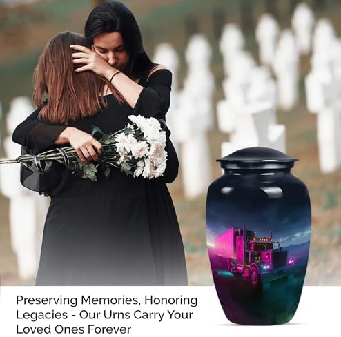 Elegant 10inch Truck Cremation Urn for Ashes