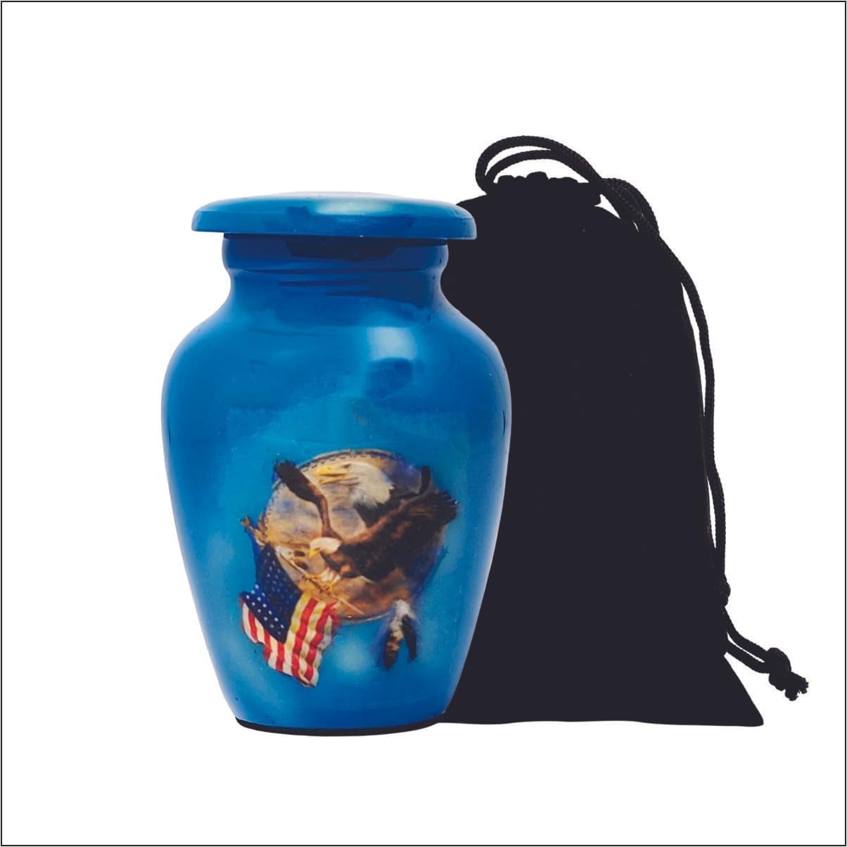 Handcrafted Memorial Urn with Secure Lid