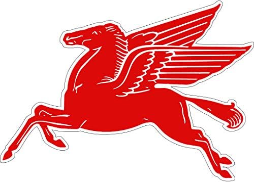 American Collectibles Mobil Pegasus Plasma Cut Metal Sign