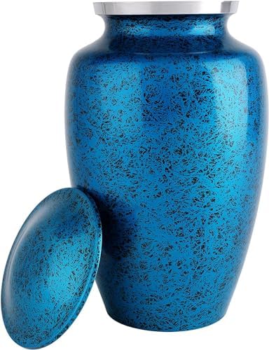 Forest Blue Adult Cremation Urn for Human Ashes