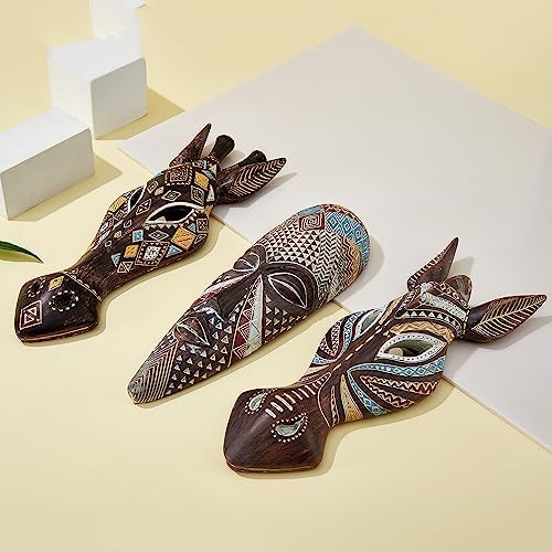 OTARTU African Animal Giraffe Wall Sculpture